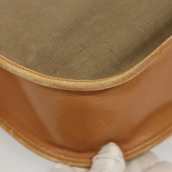 GUCCI Shoulder Bag Canvas Leather Beige Brown 110295 Auth - Picture 7 of 15